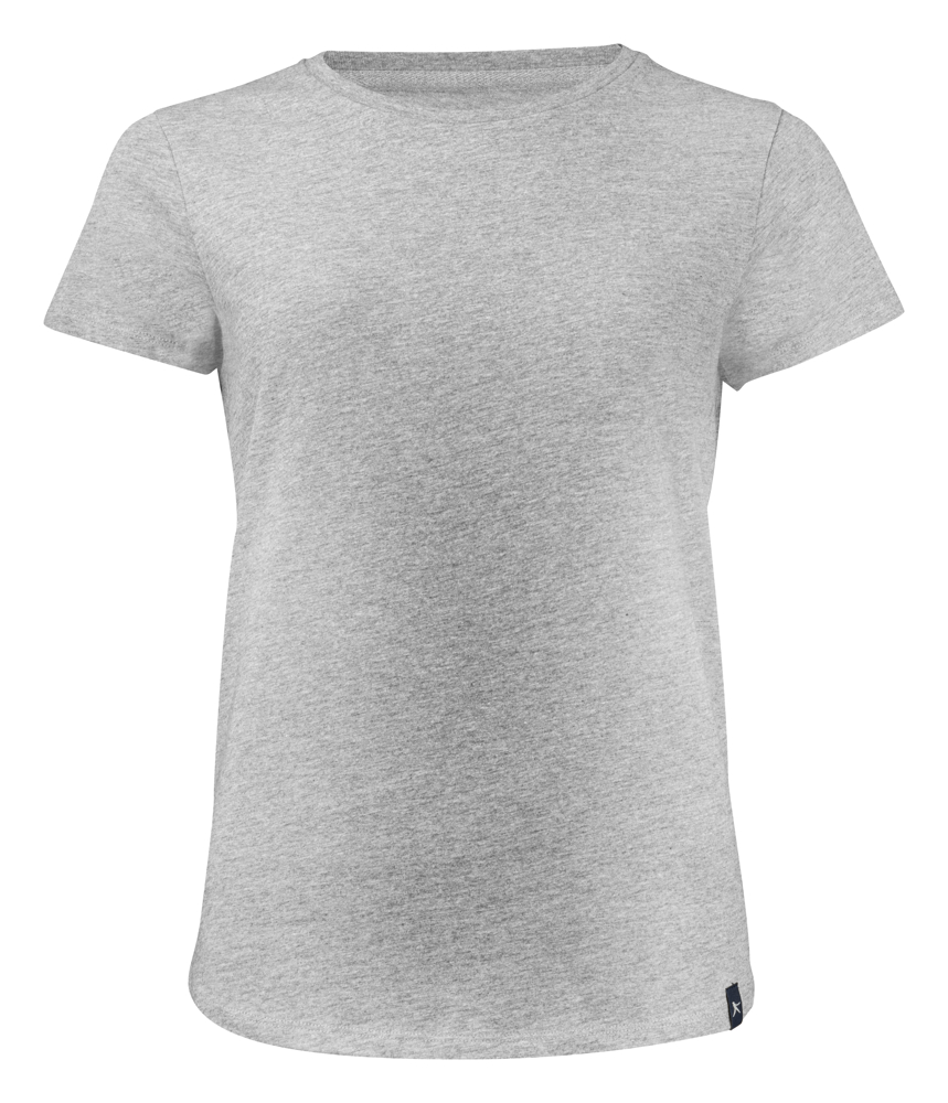 American U  T-Shirt Dames - Grijs Mêlée