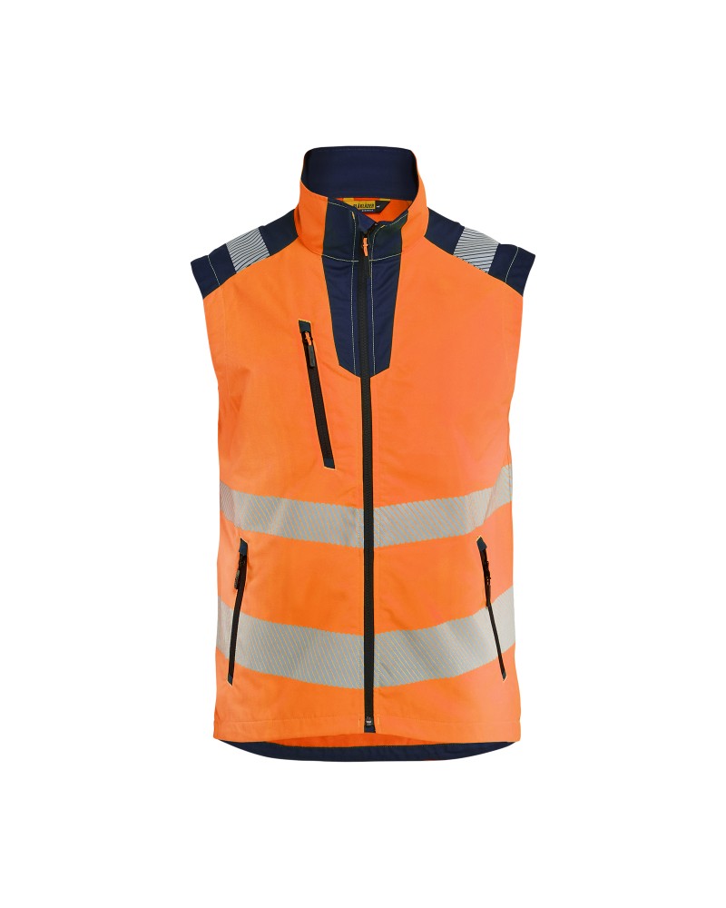 Bodywarmer High Vis - High Vis Oranje/Marineblauw (5389)