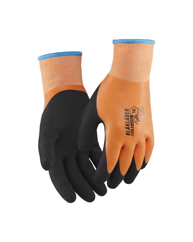 Snijbestendige handschoenen C Latex-gedipt gevoerd waterdicht