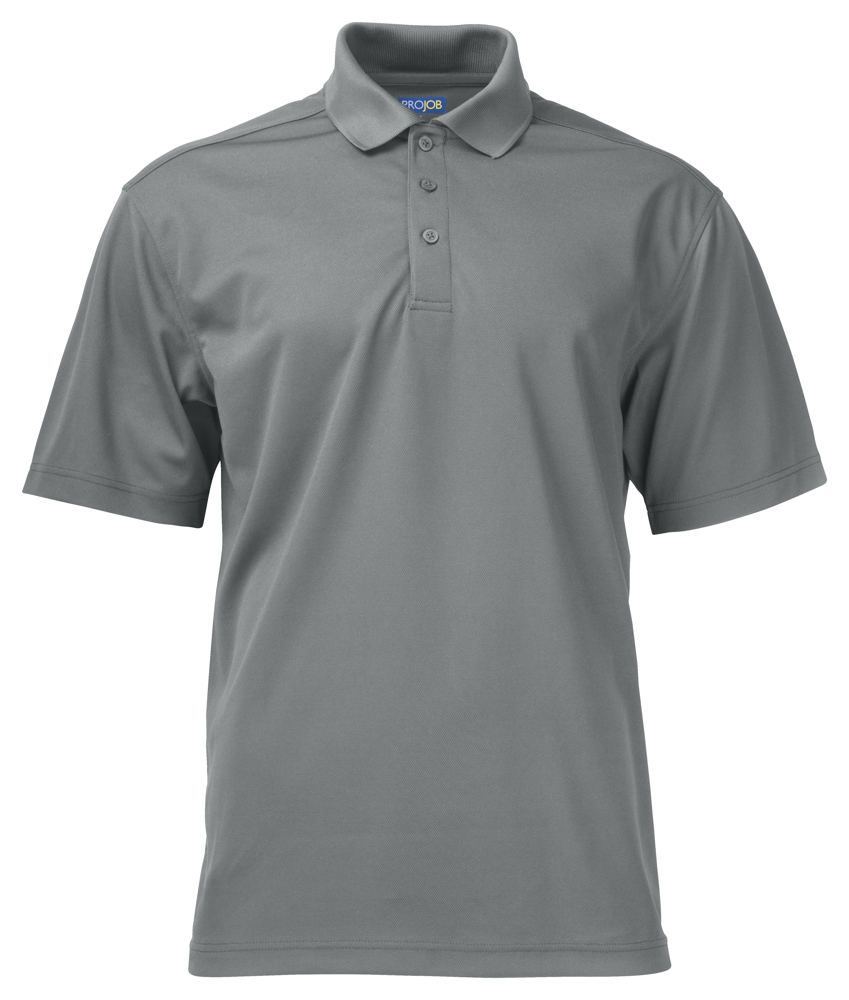 2040 POLO POLYESTER - steengrijs