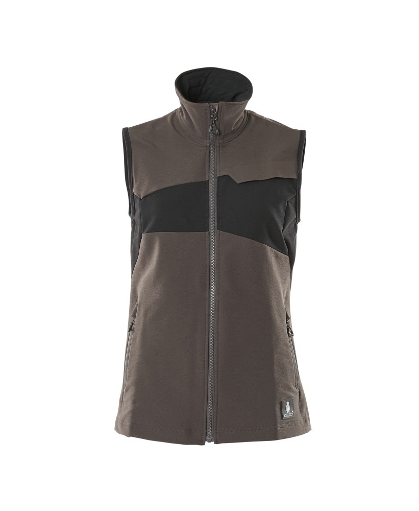 Bodywarmer - donkerantraciet/zwart