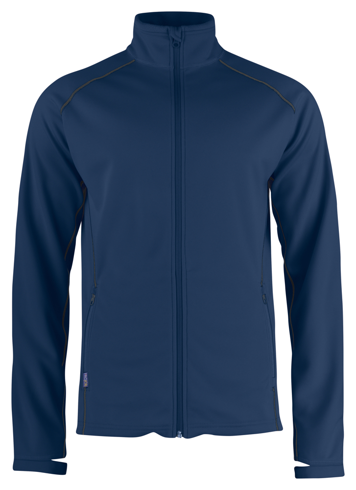 3317 SWEATER MET LANGE RITS - marine