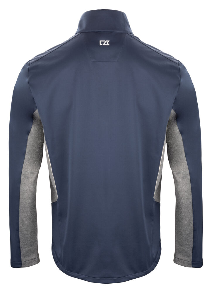 Cutter & Buck - Navigate Softshell Jacket Heren Dark Navy L