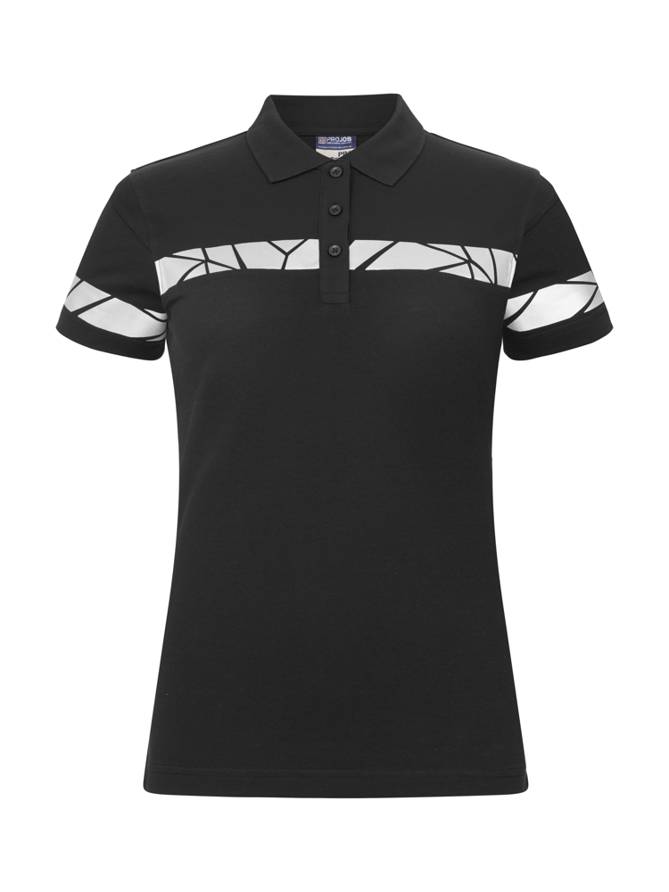 7006 POLO DAMES - Zwart/Zwart