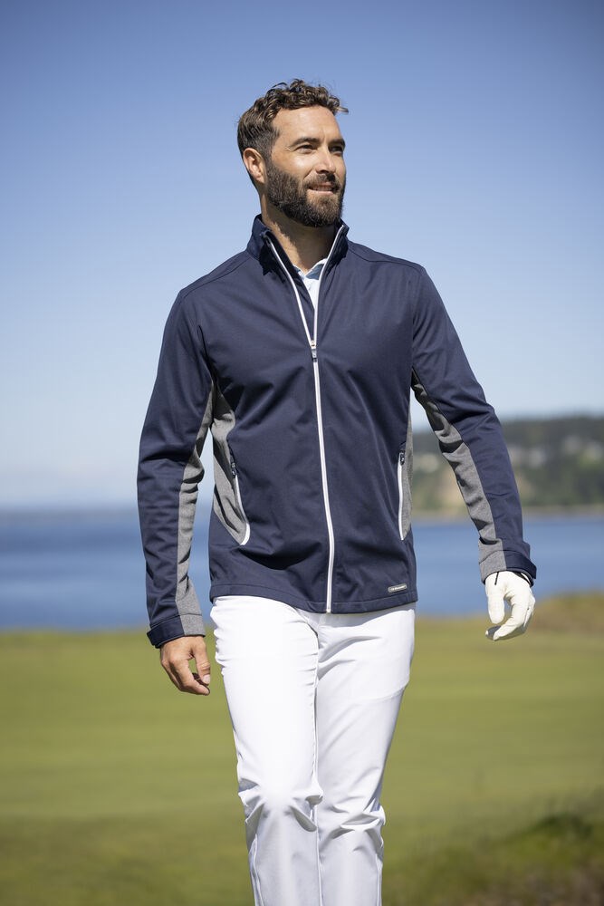 Cutter & Buck - Navigate Softshell Jacket Heren Zwart M
