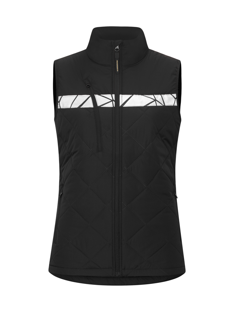7701 BODYWARMER DAMES - Zwart/Zwart