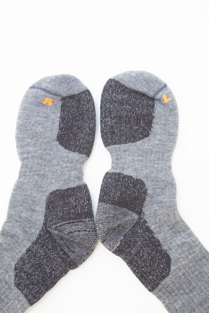 Jobman - 9598 Merino Sock Heavy Donkergrijs/Zwart 46